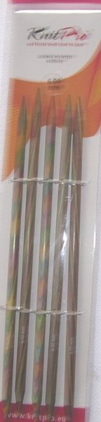 KnitPro: Nadelspiel 6,0 - 20cm - Birkenholz