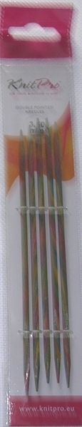 KnitPro: Nadelspiel 3,5 - 15cm - Birkenholz
