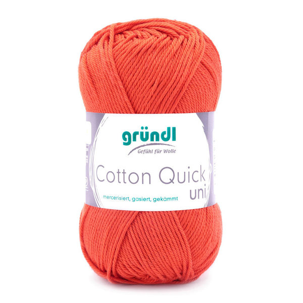 Gründl Wolle: Cotton Quick uni, 50g