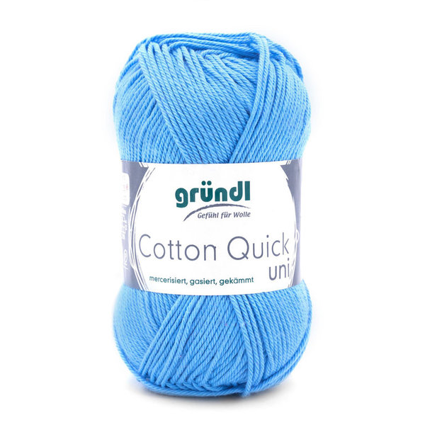 Gründl Wolle: Cotton Quick uni, 50g
