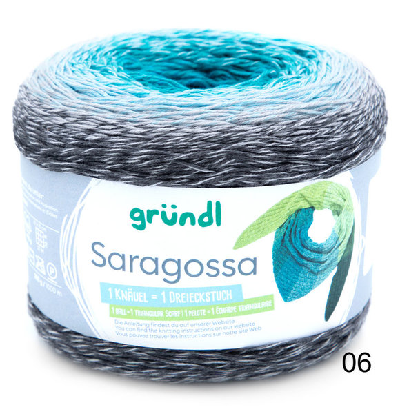 Gründl Wolle: Saragossa 250 g / 1000 m Bobbelgarn