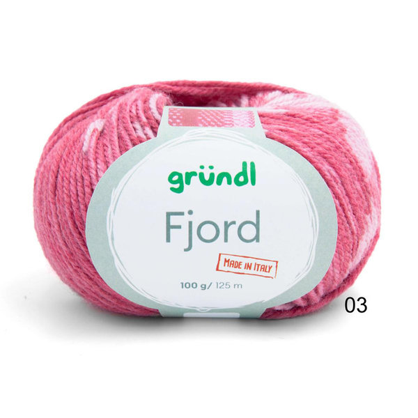 Gründl Wolle:  Fjord 100g ~ 125m,